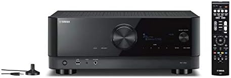Yamaha AV Receiver RX-V6A - Network Receiver with Dolby Atmos Height Virtualizer, Gaming Functions and Voice Control, all-Round Talent with 7.2 Channels, in Black