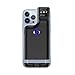 Alacrity Bluetooth 2D Barcode Scanner Upgraded 1D 2D QR Wireless Portable Back Clip Barcode Reader Scanner for Smartphone iPhone iOS Android