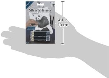 ROYAL BRUSH SKMIN-107 Sketching Made Easy Mini Panda Kit, 5" by 7"