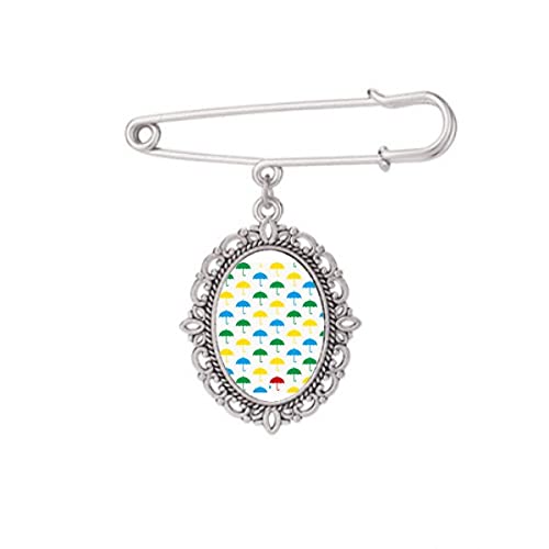 Broche de pluie parapluie pour accessoiriser un châle ou une robe