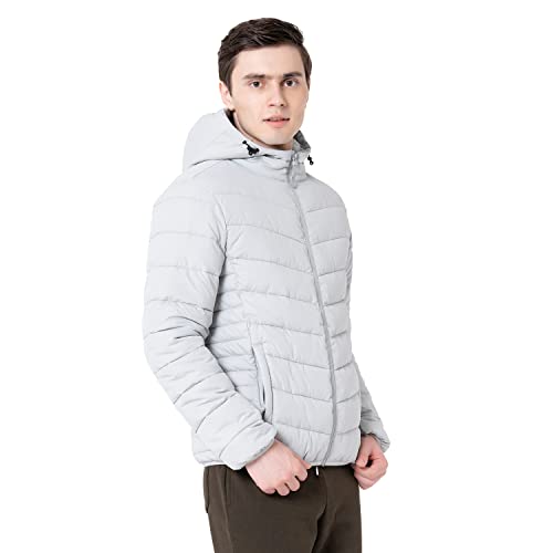 Image of Red Tape Men Polyester Standard Length Solid Padded Jacket