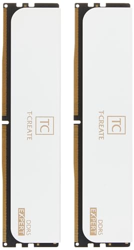 TEAMGROUP DIMM 32 GB DDR5-6000 (2X 16 GB) Dual-Kit (weiß, CTCWD532G6000HC38ADC01, T-Create Expert)