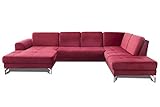 Photo Gallery cavadore benda divano legno, rosso, 332 x 87 x 227 Photo Gallery cavadore benda divano legno, rosso, 332 x 87 x 227