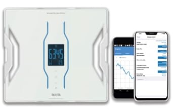 Tanita RD-953 InnerScan PRO Bluetooth Body Composition Monitor Multi Frequency Smart Scale - 11 Measurements - Japan Technology Color Display Weight Fat BMI Muscle Bone Water