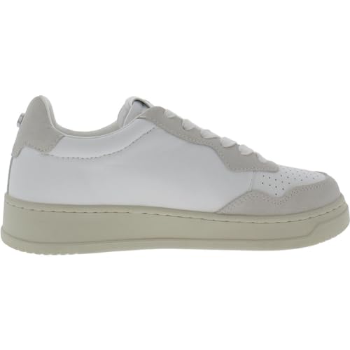 Steve Madden Steve Madden Women's Jazz Sneaker, White/Grey, 7.5