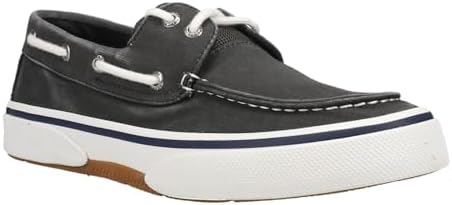 Sperry Men's, Halyard Boat Shoe Black Twill 11 M | Image 1