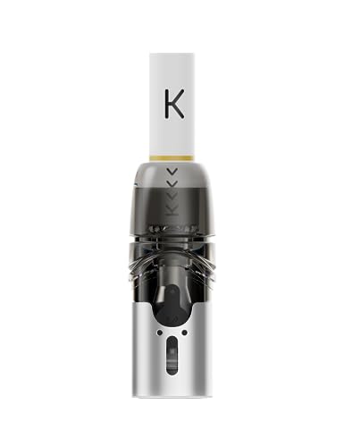 KIWI 2 Ersatz 2 Cartridge bei niedrigem Flüssigkeitsstand mit Kindersicherungssystem für die elektronische Zigarette KIWI 2, kein E-Liquid (Black)