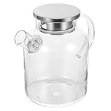 Grand pichet en verre : matériau résistant aux basses températures et sûr, vous pouvez le mettre sans problème réfrigérateur et savourer une boisson fraîche et désaltérante