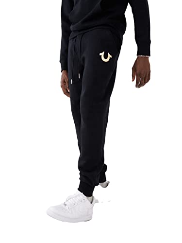 True Religion Men's Metallic Horseshoe Jogger2