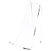 Plymor Brand Clear Acrylic Book Easel with 1.25" Flat Ledge, 2.375" W x 3.25" D x 4" H