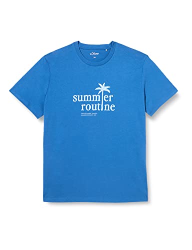 Preisvergleich Produktbild s.Oliver T-Shirt Kurzarm, Blau, 3XL