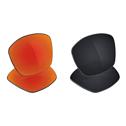 Image of Galvanic Replacement Lenses for Costa Del Mar Inlet Sunglasses - Ruby + Black Polarized - Combo Pack