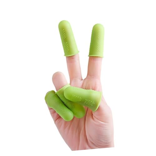 CHILDWEET 12pcs Cover Finger Flexible Finger Cover Finger Protection Finger Cots Finger Cots Finger Cot Protective Sleeves Finger Covers Anti-Scratch Finger Cover Protectors Finger Blue