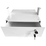 MomsUnited – Under Desk Storage with Lock – Under Desk Drawer with Sliding Mechanism – Desk Drawer f