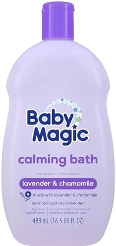 Baby Magic Calming Baby Bath, Lavender & Chamomile Scent, 16.5 Fl Oz