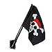 Gorilla Playsets Pirate Flag Swing Set Accessory with Mounting Hardware, Black