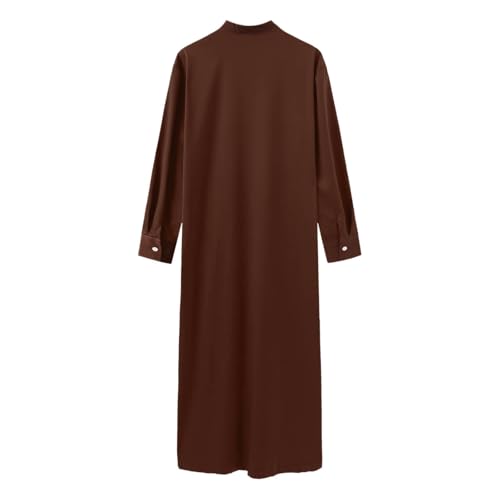 Thobe de Dubaï luxe avec col brodé et finitions haute qualité