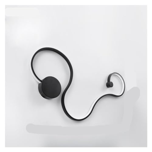 Lámpara de Pared Moderna de acrílico para Dormitorio, Estudio, Sala de Estar, balcón, decoración del hogar, lámpara de Pared de Hierro Blanco y Negro, lámparas LED (Color: Blanco f