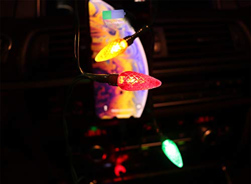 2 Pack Kbg Led Christmas Lights Charging Cable, Usb Charger Cord Multicolor 10Led 50Inch Compatible With Phone 5,5S,6,6Plus,6S,6S Plus,7,7Plus,8,8Plus,X,Xr,Xs,Xs Max,11Pro Max,Se Etc (2Pcs) #TOP2