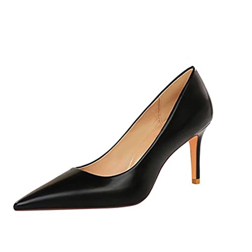 Pompes en cuir premium et talons aiguilles pour femme active au style raffiné