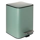 Erreke Papelera Baño con Pedal 3L, Cubo Basura Baño Acero Inoxidable con Tapa...