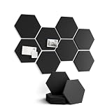 Fluxynara Hexagon Filz Pinnwand, 8er-Set Selbstklebend Korkwand Alternative ...