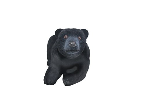 Batty Bargains Furry Bobblehead Black Bear with Car Dashboard Adhesive