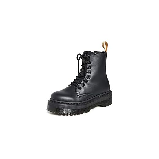 Anfibio DR MARTENS Vegan Jadon II Mono Black Felix Rub Off Taglia 38 - Colore Nero