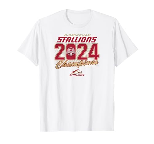 Birmingham Stallions - 2024 UFL Champions - UFL T-Shirt