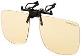 Eagle Eyes StimuLight ClipOn Sunglasses -Universal Larger Square Lense Low-Light Vision Boosters