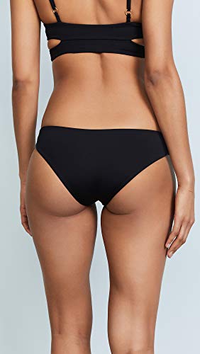 L*Space Women's Estella Classic Fit Cut Out Bikini Bottom, Black, Medium #TOP2
