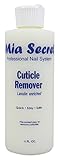 Mia Secret Cuticle Softener & Remover - Quick Easy Safe - 6 oz Cuticle Dissolver Cream for Hand or Foot Nails - Removes Cuticles Safely and Softens the Edge - Excellent for Manicures and Pedicures