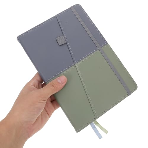 Carnet de mots de passe A5 gris et vert avec onglets alphabétiques - 7