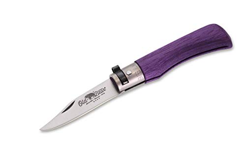 Old Bear Unisex – Erwachsene Full Color XS Purple Taschenmesser, Violett, 15