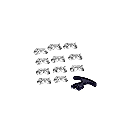 Sports World Sports World Steel Multisport Spikes Nails for Shoes - Pack of 22 with Free Spanner