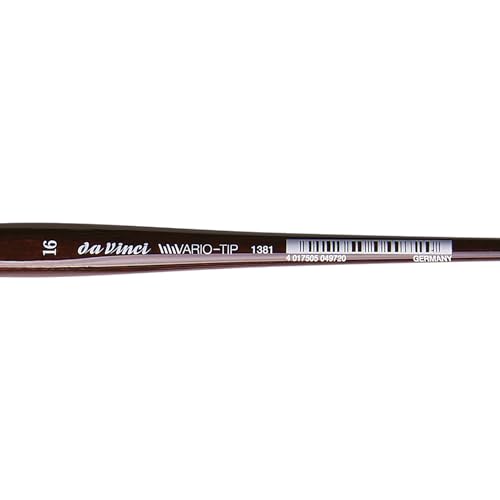 Image of da Vinci Watercolor Series 1381 VarioTip Paint Brush, Flat Synthetic, Size 16
