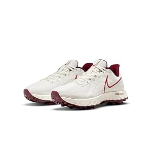 NIKE React Infinity Pro, Zapato de Golf para Hombre (Sail/Dark Betroot-Fusion Red, Numeric_40_Point_5)