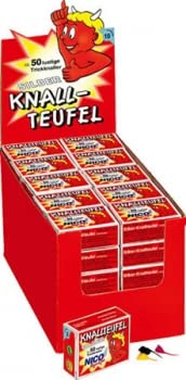 Posten Anker Jugendfeuerwerk I Knallteufel I 500 Kracher - Knaller I Silvesterfeuerwerk I Silvester Jugend Feuerwerk I 10 Packungen I Knallerbsen Cover
