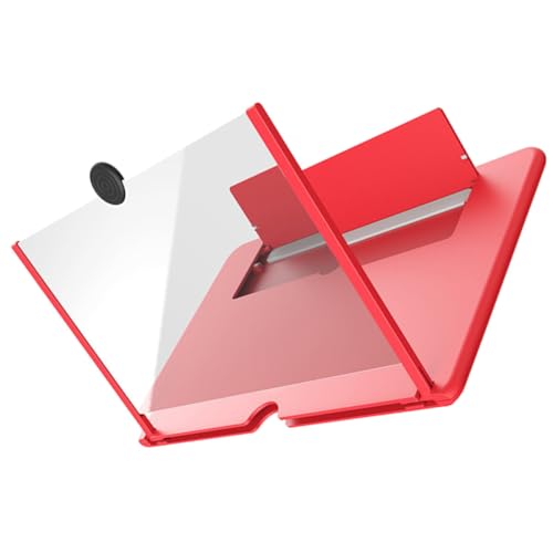 Ampliador de pantalla para teléfono móvil ligero soporte rojo para vídeos de smartphones