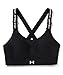 Under Armour Womens Infinity High Impact Sports Bra, (001) Black / / White, Small D-DD