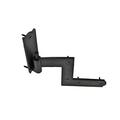 Renovators Supply Manufacturing Black Wrought Iron Shutter Lift Off Pintle Hinges 6 1/2 Inches Long Colonial Pin Reversible Hinges For Doors, Window And Shutters With Hardware Sold As Pair Pack Of 6 #TOP6