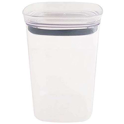 Pote Com Vedação Hermética Organizador Com Tampa Em Silicone 1 Litro Natural