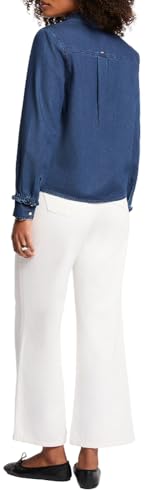Chemise col montant brut femme - vue 5