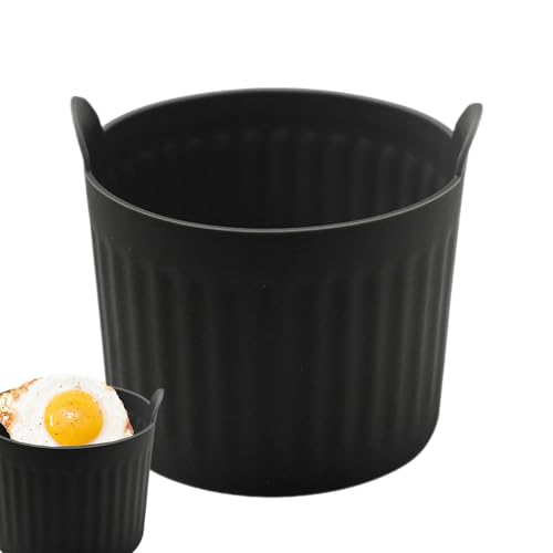 Macchina per uova in camicia - Silicone, 6,6x6,6x6,5 cm, stampo per uova, antiaderente | Set di stampini riutilizzabili, utensili da cucina per friggitrici ad aria calda, a microonde, e va