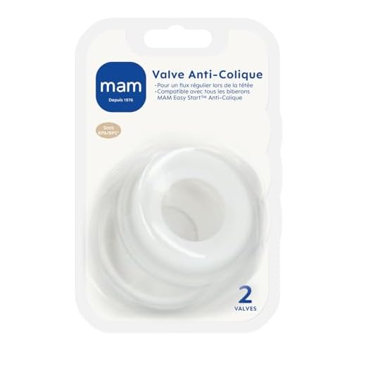MAM Valve Anti-Colique - Lot de 2 - Blanc