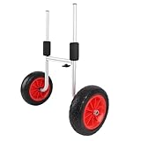 Luocute Kajakwagen, Robuster, Abnehmbarer Kanuwagen mit...
