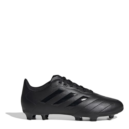 adidas Kids Goletto Firm Ground Football Boots Juniors Black/Black 4
