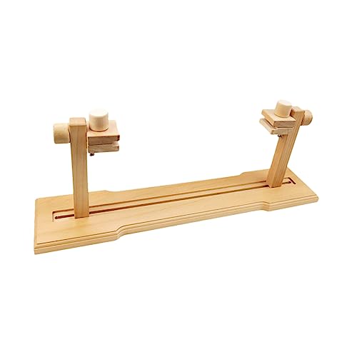 Support à broder réglable en hêtre pour travailler les mains libres sur table