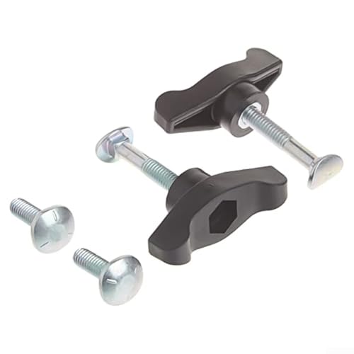 SPORTARC - Boulon de poignée en T pour équipement d'entretien de pelouse, compatible avec Maxpower 33906768900600, le colis comprend deux boulons courts et deux grands boulons