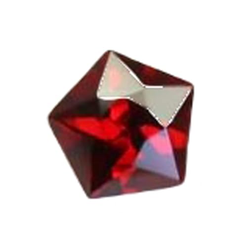 Grenat rouge naturel pentagone 8-10mm pour création de bijoux DIY